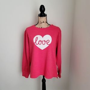 Positivitees Love Long Sleeve Sweatshirt